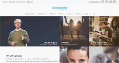 Desktop Screenshot of lakepointe.org
